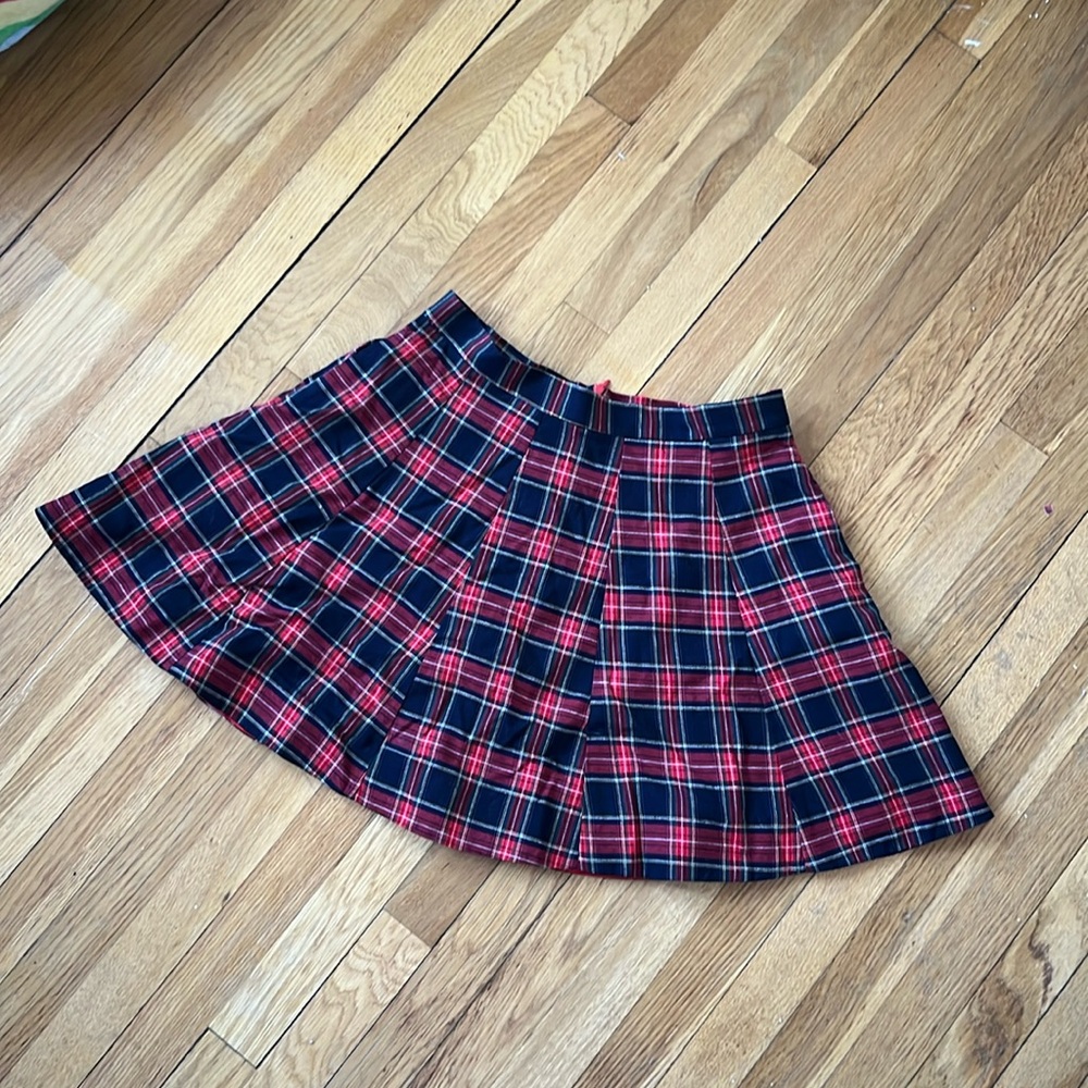 Tuesday of California Audrey plaid circle skirt